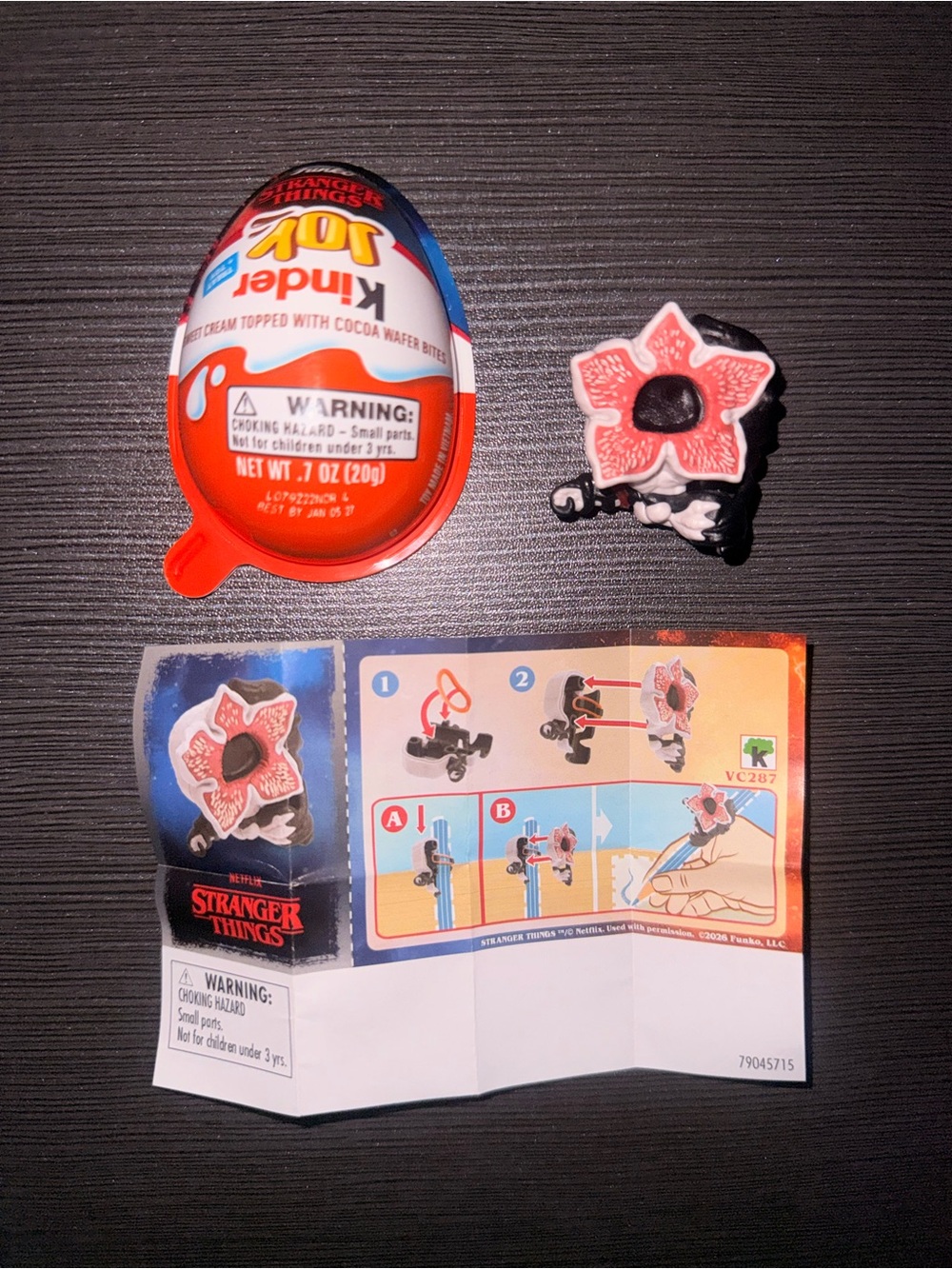 DEMOGORGON Stranger Things Funko Pop Kinder Egg
